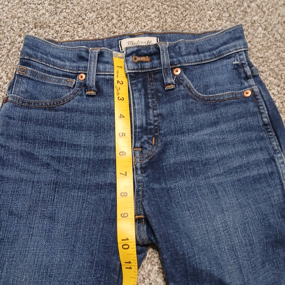 Madewell Classic Blue Women's Jeans‎ Slim Straight - Picture 9 of 11